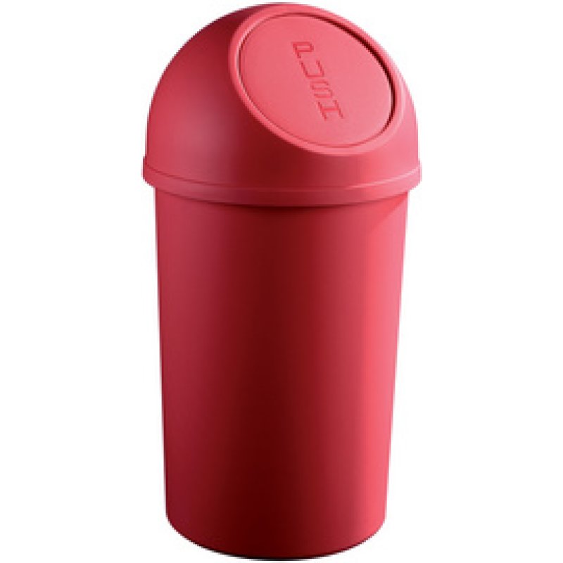 helit Poubelle "the flip", 45 litres, rouge