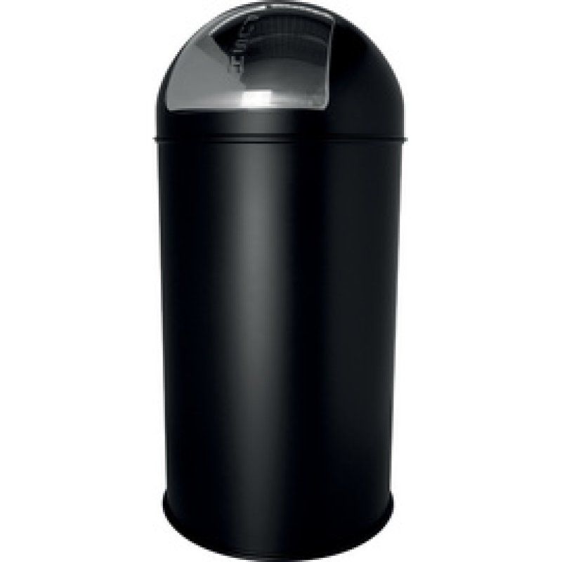 helit Poubelle en inox "the dome", 50 litres, argent