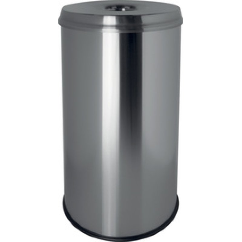 helit Corbeille à papier en acier "the guardian", 50 litres