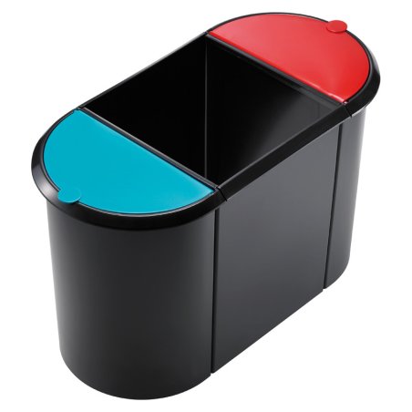 Helit H6103598 trash can 38 L Oval Plastic Multicolour
