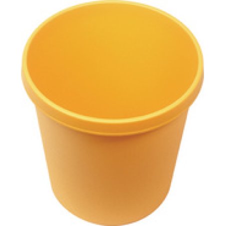 helit Corbeille à papier "the german", 30 litres, PE, jaune