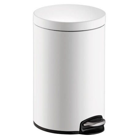 Helit H2403505 poubelle Rond Noir, Blanc