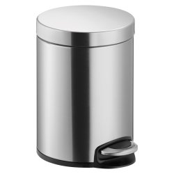 Helit H2403400 poubelle 5 L Rond Acier inoxydable