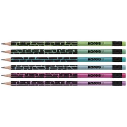 Kores Crayon à papier"Grafitos Style Cracked, dureté: HB