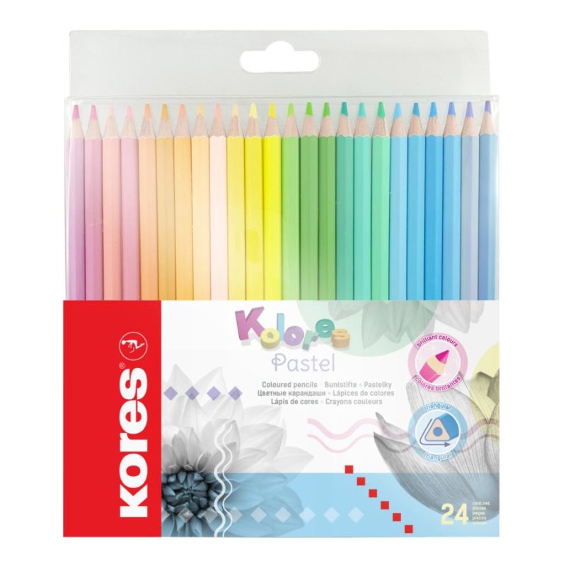 Kores Kolores Pastel Multicolour 24 pc(s)