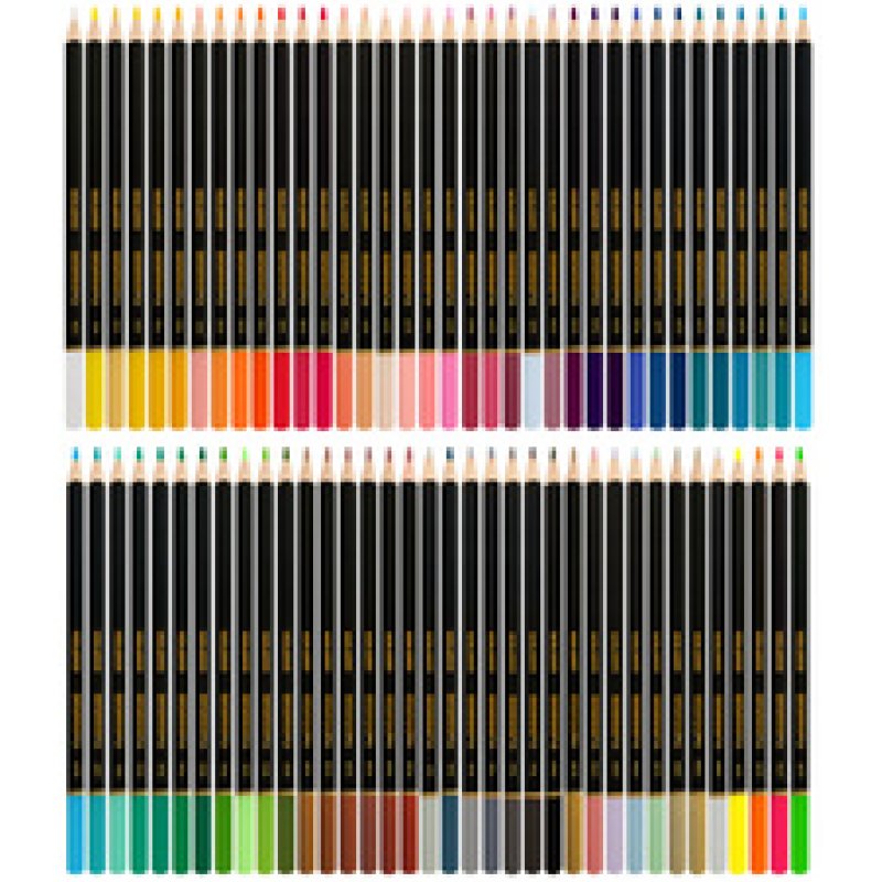 Kores Crayon de couleur "KOLORES SELECTION", étui de 72