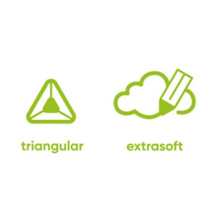 Kores Crayon de couleur "Kolores JUMBO", étui carton de 24