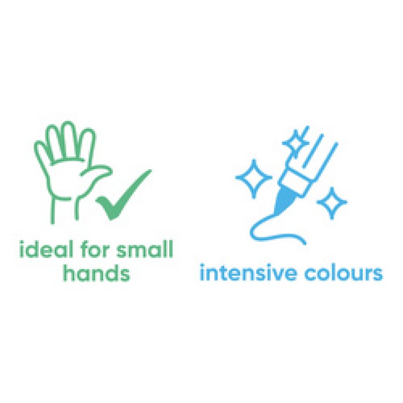 Kores Crayon de couleur "Kolores JUMBO", étui carton de 24