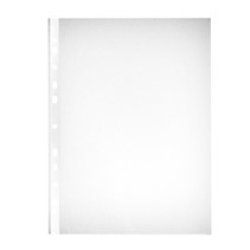 herlitz Pochette perforée, A4, 0,090 mm, transparent lisse