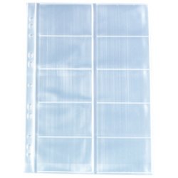 herlitz Pochettes perforées pour 10 cartes de visite