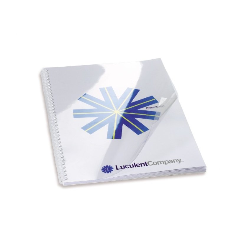 GBC HiClear Binding Covers A5 PVC 240 Micron Clear (100)