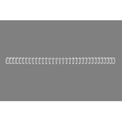 GBC Peignes métalliques WireBind blanc 8 mm (100)