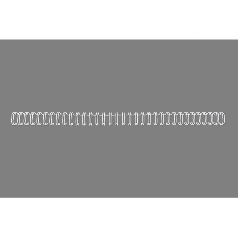 GBC Peignes métalliques WireBind blanc 8 mm (100)