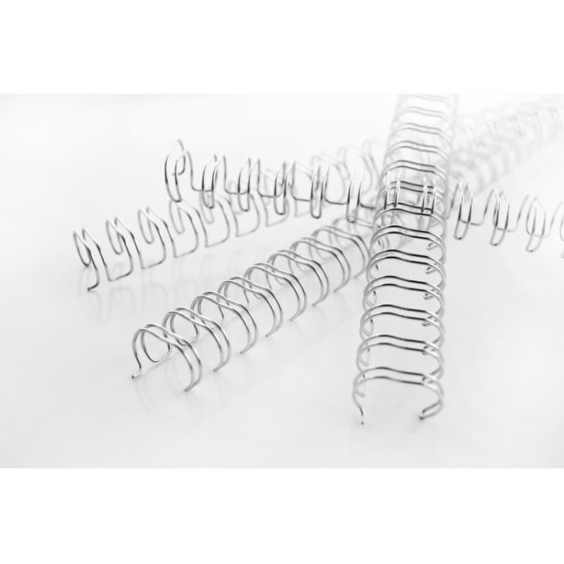 GBC WireBind Binding Wires 3:1 No6 95mm A4 Silver (100)