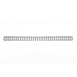 GBC Peignes métalliques WireBind noir 125 mm (100)