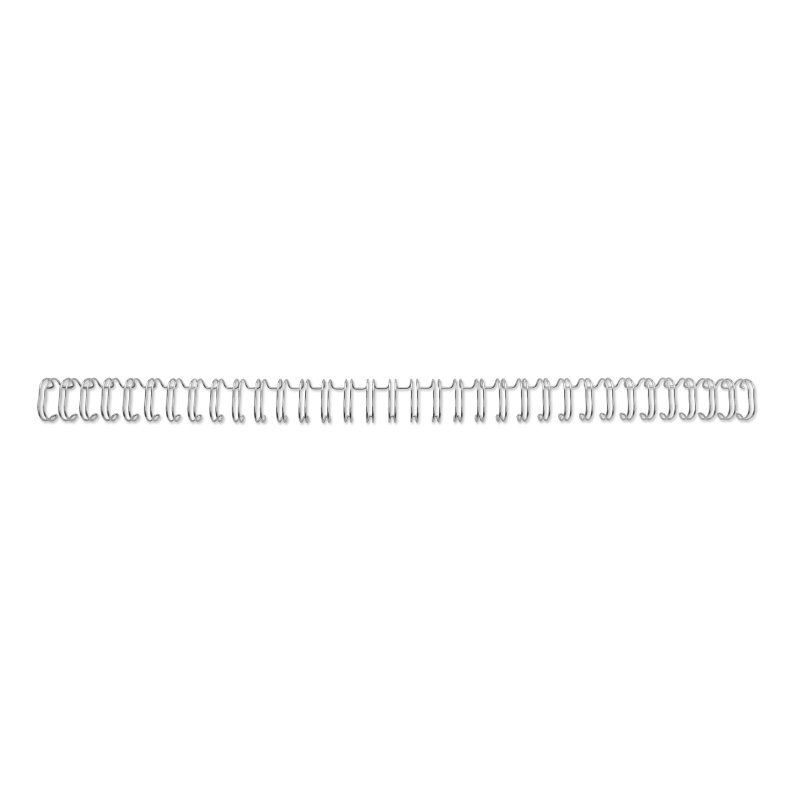 GBC WireBind Binding Wires 3:1 No8 12.5mm A4 Silver (100)