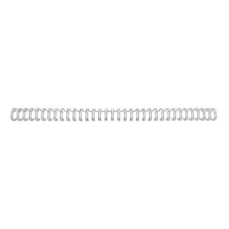GBC WireBind Binding Wires 3:1 No8 12.5mm A4 Silver (100)