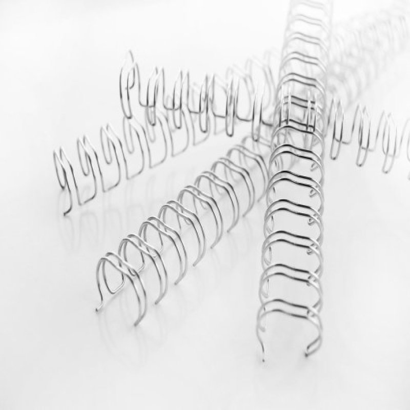 GBC Peignes métalliques WireBind argent 125 mm (100)