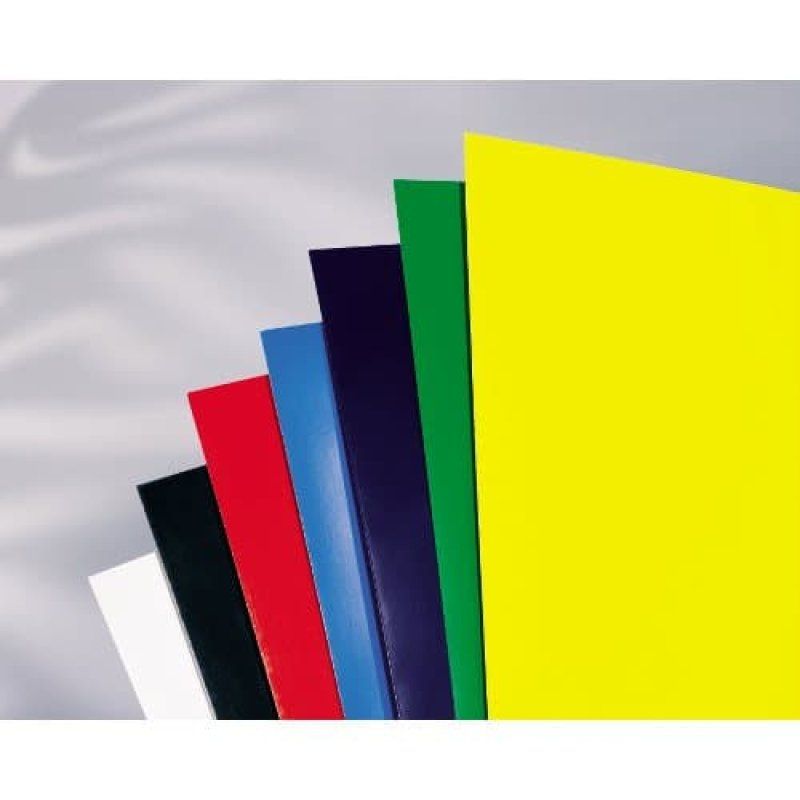 GBC Plats de couverture HiGloss 250 g/m² rouge (100)