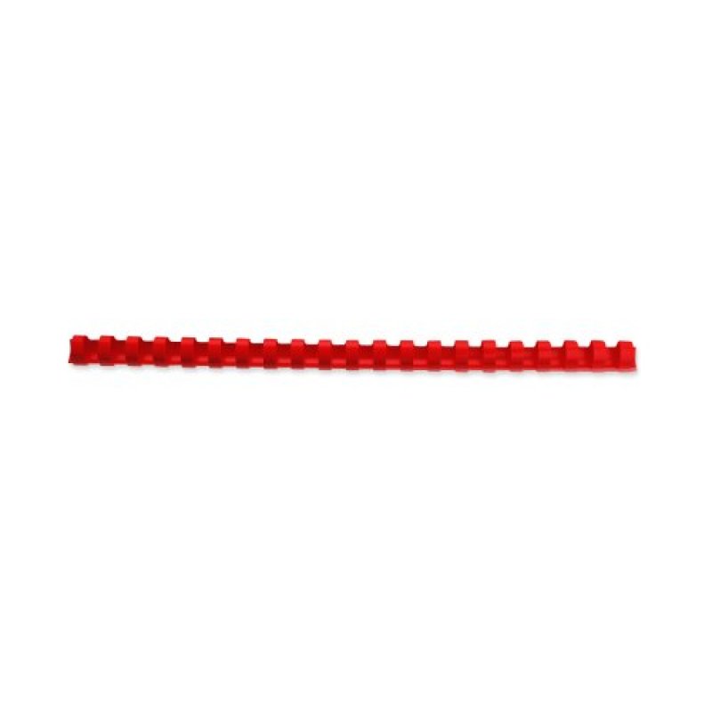 GBC Peigne à relier en plastique CombBind, A4, 10 mm, rouge