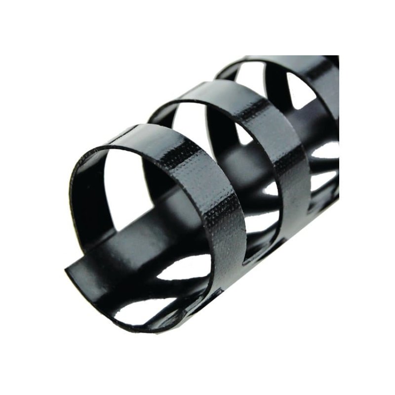 GBC Peigne à relier en plastique CombBind, A4, 19 mm, noir