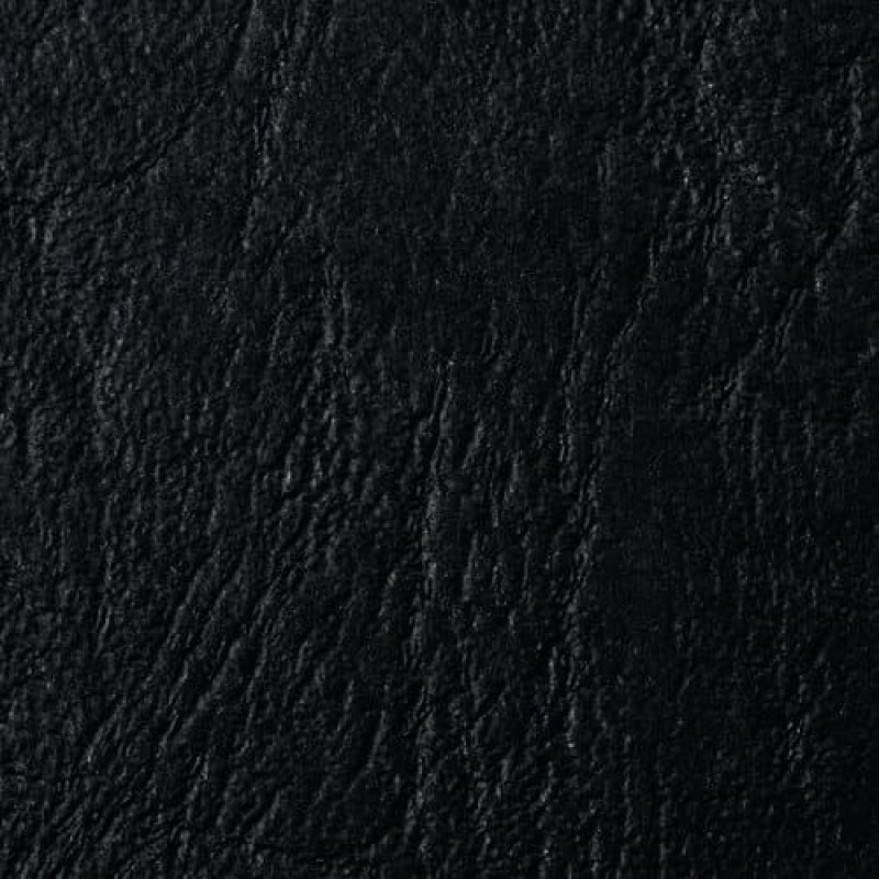 GBC Plats de couverture LeatherGrain 250 g/m² noir (100)