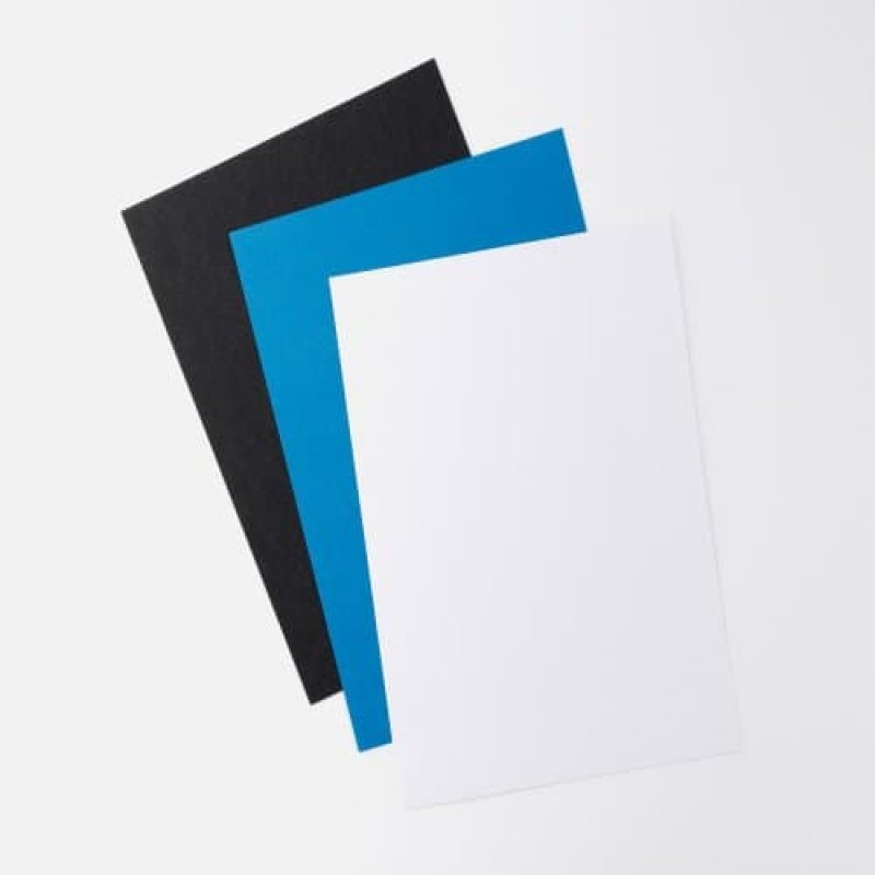 GBC LeatherGrain Binding Covers 250gsm A5 White (100)