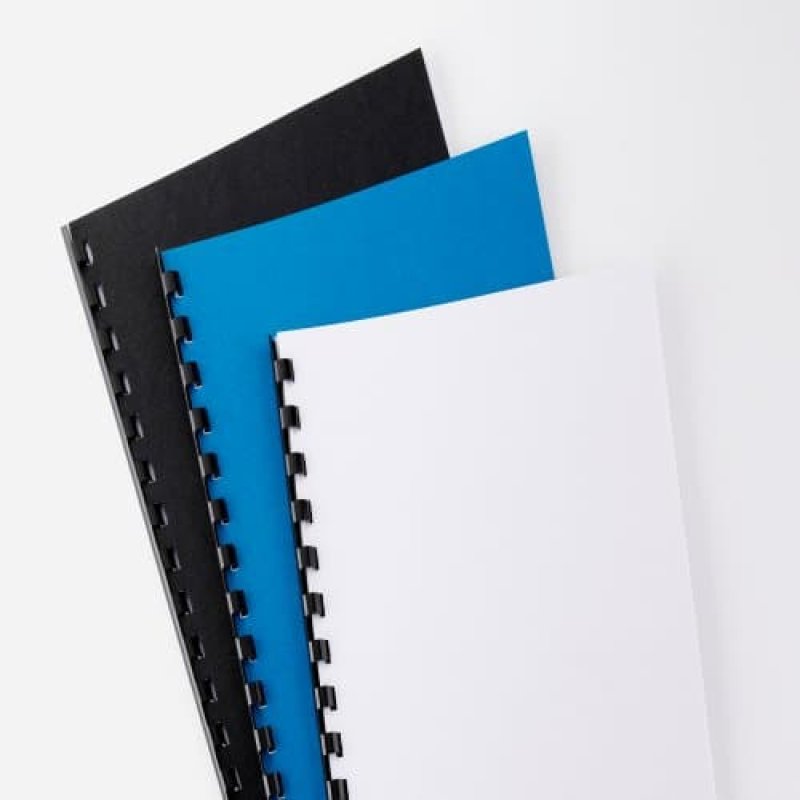 GBC LeatherGrain Binding Covers 250gsm A5 White (100)