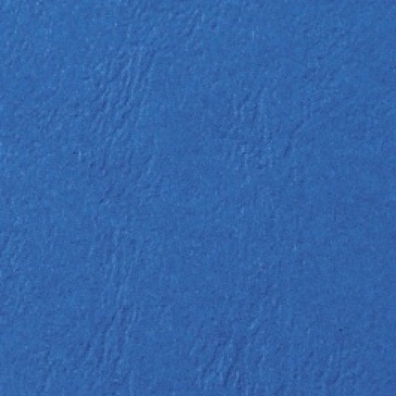 GBC Plats de couverture LeatherGrain 250 g/m² bleu (100)
