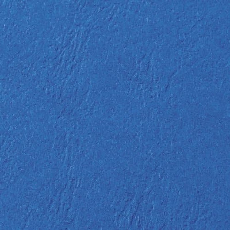 GBC LeatherGrain Binding Covers 250gsm A4 Blue (100)
