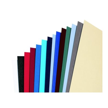 GBC LeatherGrain Binding Covers 250gsm A4 White (100)