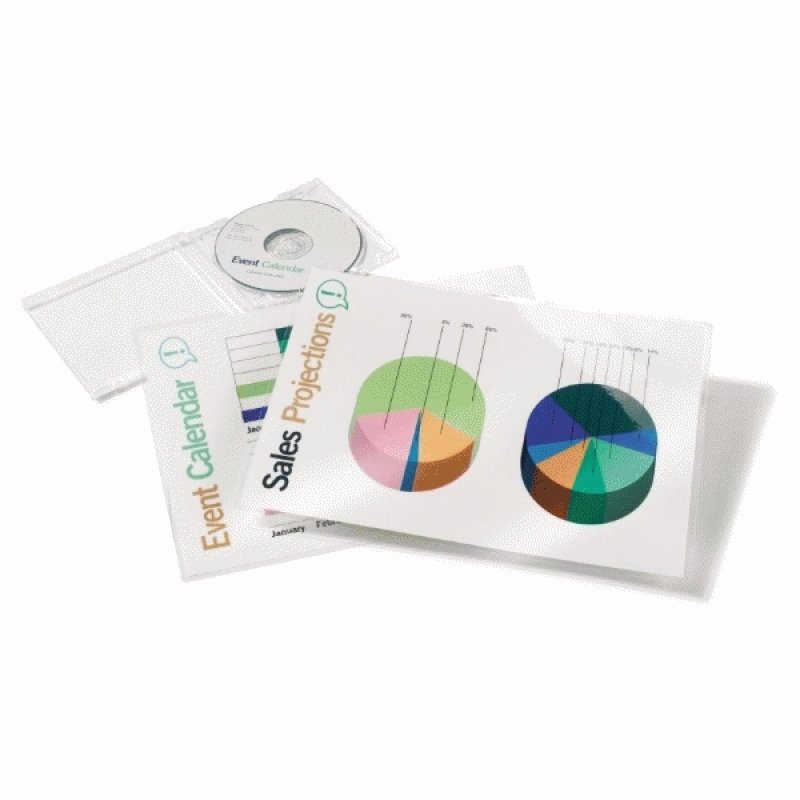 GBC Pochettes brilliantes pour document A5 2x75mic (100)