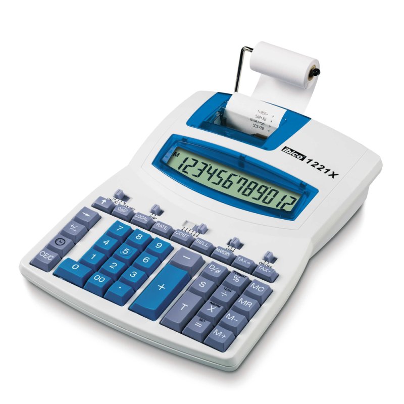 ibico Calculatrice imprimante semi-professionnelle 1221X
