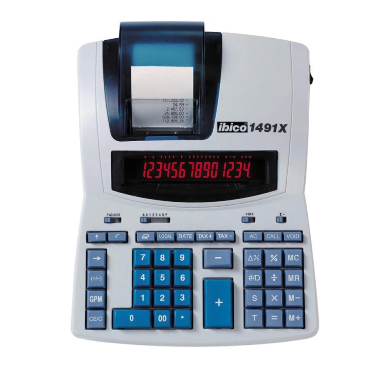 ibico Calculatrice imprimante professionelle 1491X