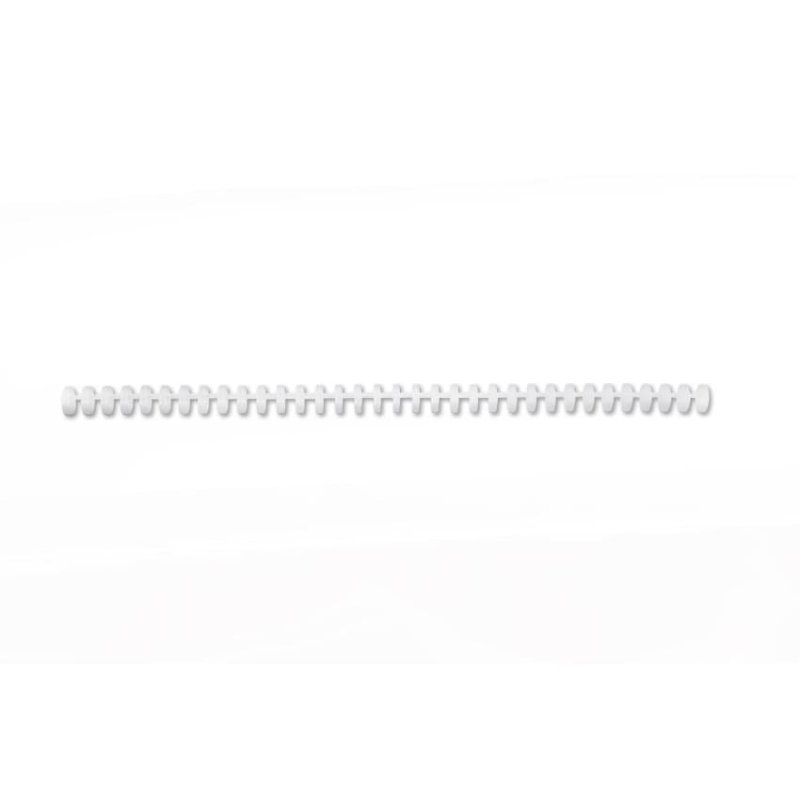 GBC Peigne à relier en plastique ClickBin, A4, 8 mm, blanc