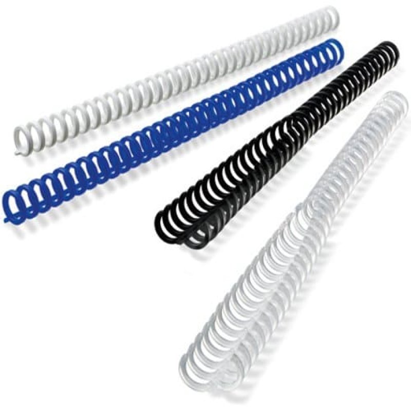 GBC ClickBind Binding Spines 8mm A4 White (50)