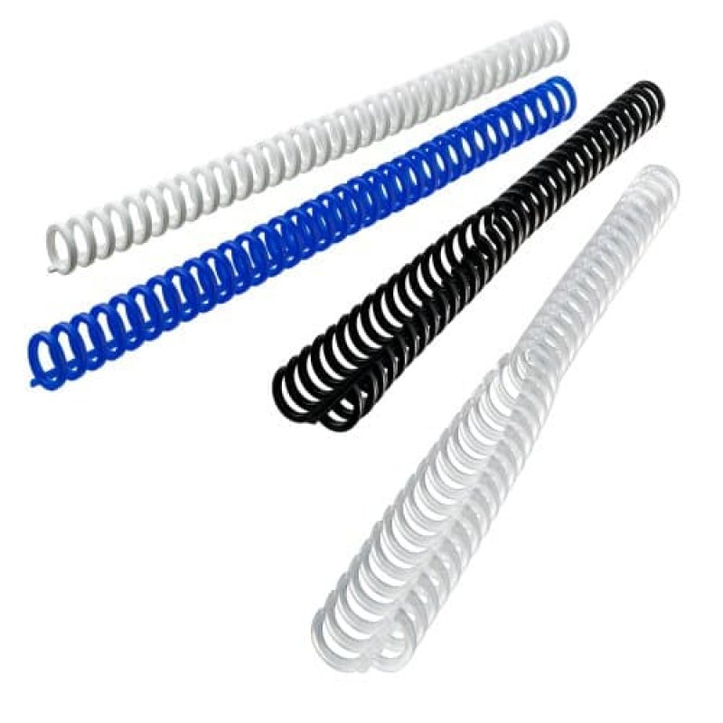 GBC ClickBind Binding Spines 12mm A4 Black (50)