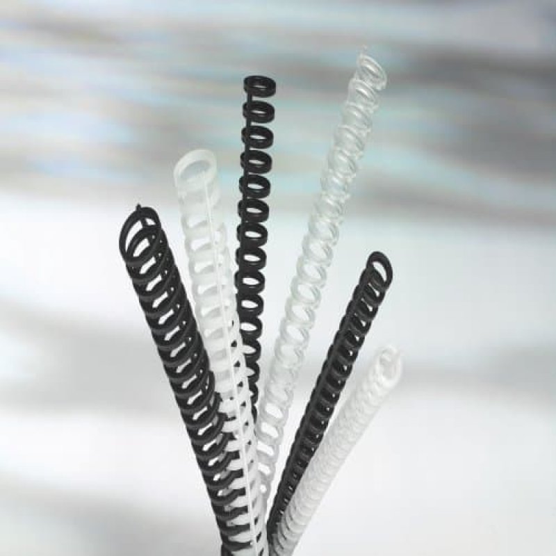 GBC ClickBind Binding Spines 16mm A4 Black (50)