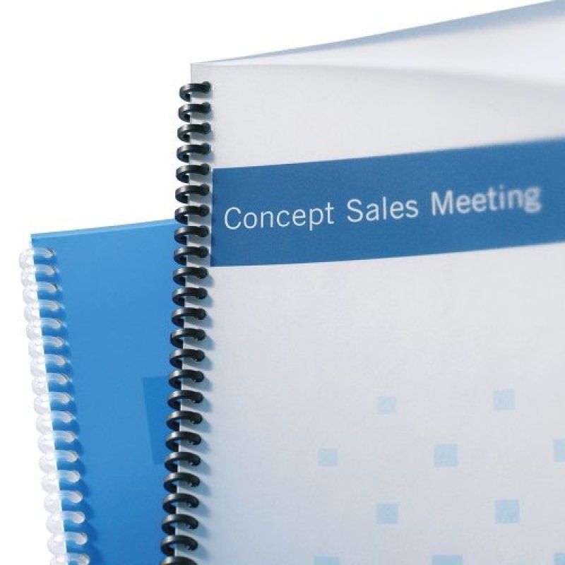 GBC PolyClearView Binding Covers 300 Micron A4 Frosted (100)