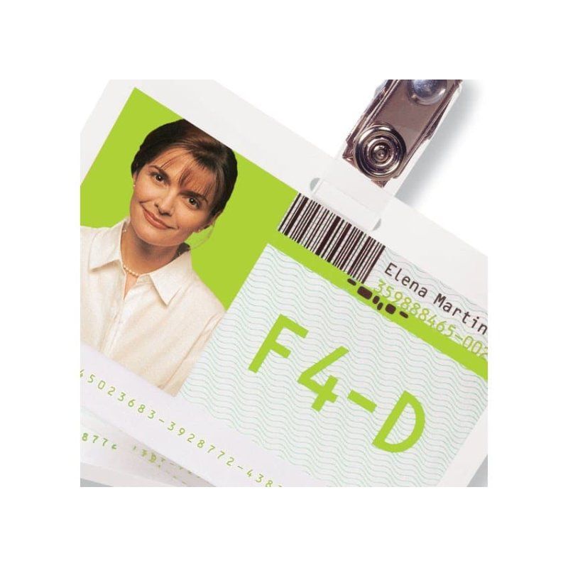 GBC Card Laminating Pouches 67x99mm 2x125 Micron Gloss (100)