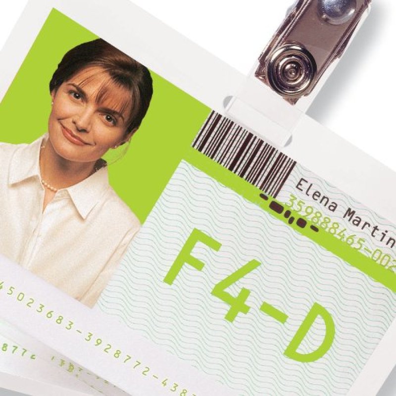 GBC Pochettes format carte 67x99 mm 2x125mic brillantes (100)