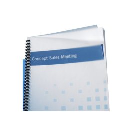 GBC PolyClearView Binding Covers A3 500 Mic Frosted Clear (100)