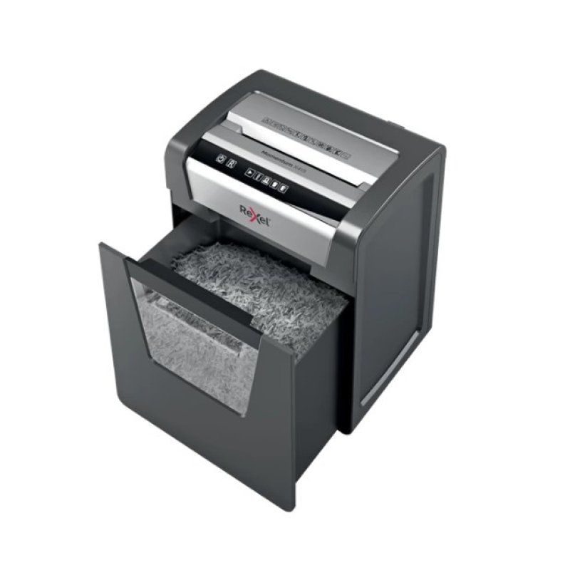 Rexel Destructeur de documents Momentum X415, particules