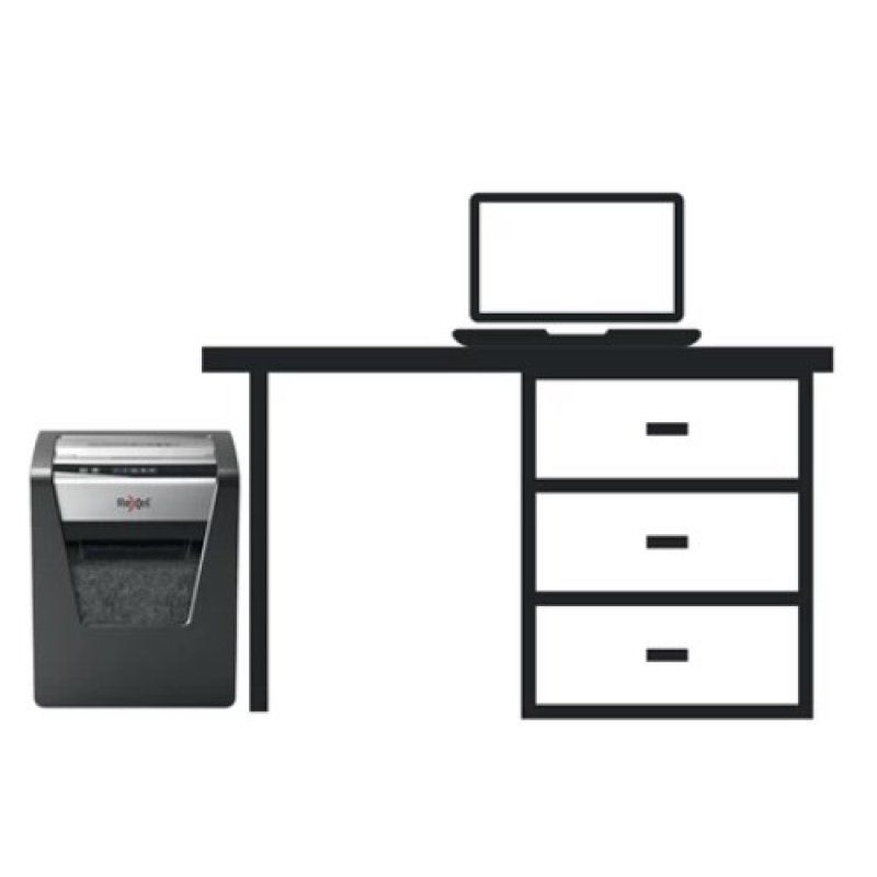 Rexel Destructeur de documents Momentum X415, particules