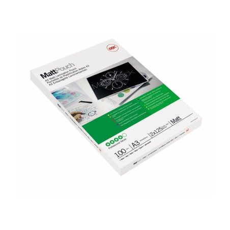 GBC Pochette de plastification A3, mat, 250 microns