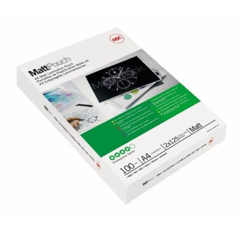 GBC Pochettes de plastification mates A3 2x125 microns (100)