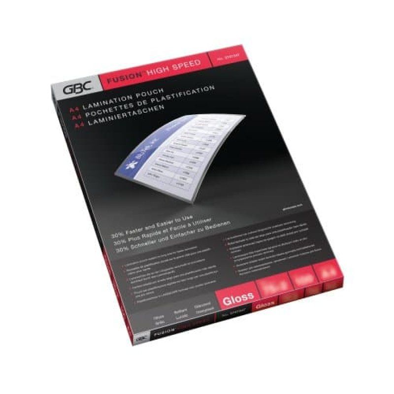 GBC HighSpeed Laminating Pouch A4 2x125 Micron