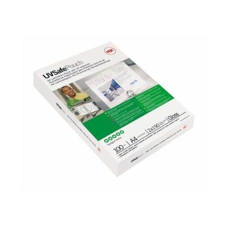 GBC Pochette de plastification UVSafePouch, A4, 300 microns