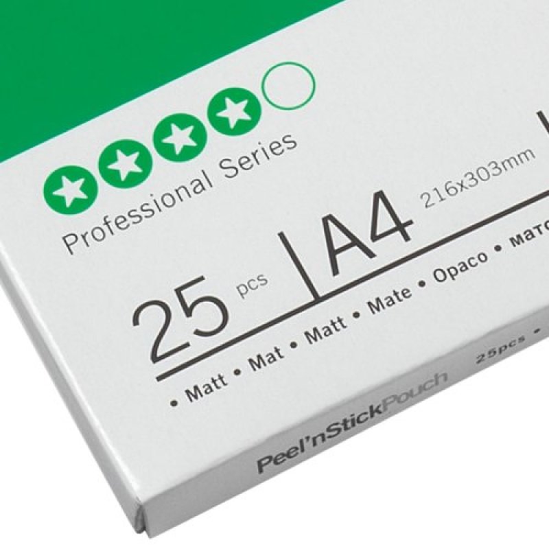 GBC Pochette de plastification Peel'nStickPouch, A4