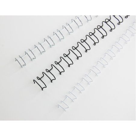 GBC Peignes métalliques MultiBind blanc 10 mm (100)